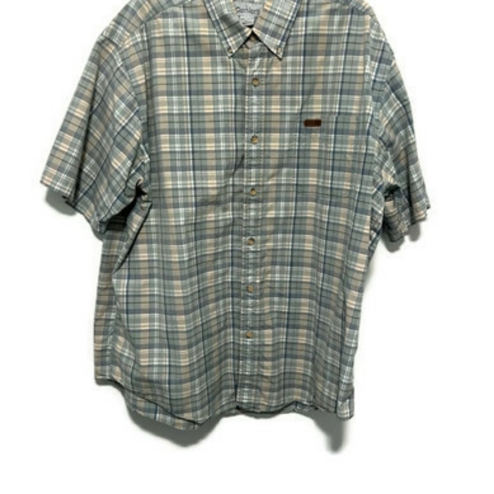 Carharrt Mens plaid button up XL